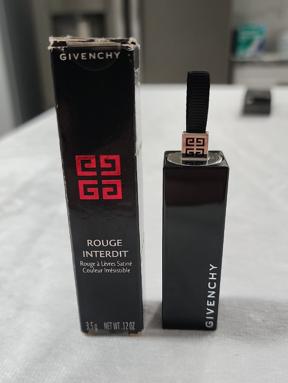 Givenchy Rouge Interdit 18 Elegant Rouge Satin Lipstick .12oz